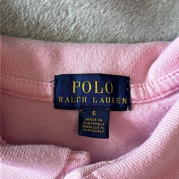 POLO - Ralph Lauren Iconic polo shirt w/ embroidered bear.  Size 6 - Picture 2 of 4